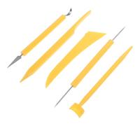 Mipcase Set de 5 Herramientas para Arcilla Polimérica Cuchillos para Esculpir y Modelar, Adecuado para Manualidades y Arte en Taller