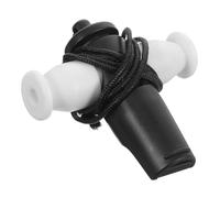 Mipcase Silbato de Samba Abs Instrumento Musical para Método Orff Diseño Portátil con Cordón para Adultos Negro