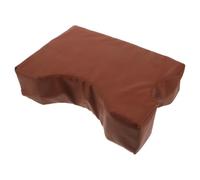 Mipcase Sillón Reposapiés para Pedicura Ajustable de Cuero Naranja | Cojín de Esponja de Alta Resiliencia, Superficie Pu, para Brazos y Pies