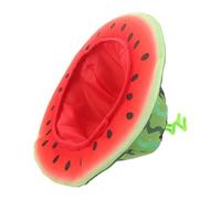 Mipcase Sombrero de Frutas Sandía Original, 30cm X 18cm, Verde | Tela Suave, Estilo Tropical y Divertido, para Disfraces de Adultos, Fotos y Playa