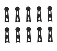 Mipcase Soporte Trasero Giratorio Pequeño para Marcos de Fotos, Bastidor de Plástico Negro, Accesorio Compacto para Exhibición y Decoración en Hogar, Oficina y Estudio, Soporte