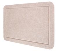 Mipcase Tablón de Anuncios de Fieltro 40x30 Cm Color Camel, Tablero de Pared para Notas Chinchetas, Tablero de Fieltro para Oficina, Escuela y Hogar, Material Duradero y Seguro