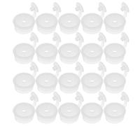 Mipcase Tapón Interior Plástico 24 MM Orificio para Botellas Cosméticas Hermético Prueba de Fugas 100 Unidades para Envases de Loción de Viaje y Cuidado Personal