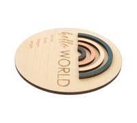 Mipcase Tarjetas de Crecimiento Niña de Madera Registro de Nombre y Edad Regalo Original Shower para Nuevos Diseño Adorable y Seguro para Fotos de Recuerdos