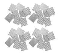 Mipcase Tejas de Techo Corrugadas en Miniatura 1/35 32 Piezas de Acero Inoxidable para Construcción de Modelos de Casas Materiales para Dioramas de Guerra y Maquetas Arquitectónicas