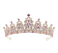 Mipcase Tiaras de Novia con Gemas de Imitación para Mujer Tiara de Fiesta para Ceremonia de Boda y Celebración