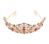 Mipcase Tiaras de Novia de Gemas de Imitación Accesorio el Cabello en Bodas, Fiestas de Graduación y Cumpleaños para Mujeres y Niñas