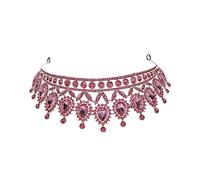 Mipcase Tocado de Gemas de Imitación Tiara de Novia Reina para Boda Accesorio de Cabello Decoración Real