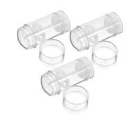 Mipcase Tubos de Bálsamo Labial Vacíos, Envase para Brillo Labial y Desodorante en Barra, 3 Unidades, 7.7 X 3.6 CM, Recargables, Herméticos y Portátiles, Ideales para Viaje y Uso Doméstico