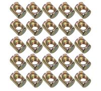 Mipcase Tuercas Cilíndricas Ranuradas M6 para Muebles Kit de 50 Piezas Pernos de Conexión y Tuercas de Barril para Camas Cunas y Sillas Herrajes para Montaje y Reparación de Muebles