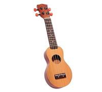 Mipcase Ukelele de Viaje Mini de Sapele con Diapasón de Instrumento de Cuerda de Cuerdas para Iniciación Musical Infantil