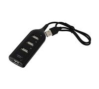 Mipcase USB Hub USB Expansor Plug and Play Compatible con PC Laptop Teclado Ratón y TV Concentrador de Energía para Uso Diario