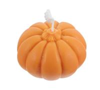 Mipcase Vela Aromática Decorativa y Fácil de Almacenar de Parafina Forma de Calabaza Naranja Vida Diaria Salón
