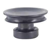 Mipcase Ventosa de Goma para Cuenco Sonoro, Asa de Elevación Negra | Accesorio de Succión, Protección de Superficie, Uso en Estudio y Salas de Masaje, para Cuencos Buda y Cristal