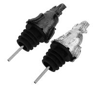 Mipcase Vertedores de Vino de Zinc Diseño de Elefante, 2 Piezas (plateado y Negro), Tapón Aireador a Prueba de Fugas para Botellas Estándar, Accesorios de Barra para Casa y Fiestas