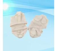 Mipcase Zapatos de Baile Punta Abierta Elásticos para Mujer Talla L Color Piel Suela Blanda Antideslizante Calcetines de Ballet Ideales para Gimnasia Yoga y Danza