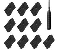 MIPIACE 10 Piezas 110 x 2.5 cm Cintas de Agarre de Raqueta Antideslizante Secado Rápido Sobregrip Raqueta Overgrips Padel Grip Tenis Grip Padel Perforado para Tenis Bádminton