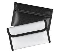 MIPIACE 2 Piezas Carteras Ignífugas 20 x 12cm Bolsa de Seguridad Ignífuga con Cremallera Bolsas Ignífugas para Documentos para Pasaporte Dinero Efectivo Archivos Bancarios Joyería Objetos de Valor