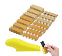 MIPIACE 71 Piezas Surtido Papel de Lija 9.3x3cm Con Pulido de Reposamanos Lija Madera Seco Papel de Lija al Agua 80/120/150/180/240/320/400/600 Papels de Lija para Madera para el Acabado Metal Maderas