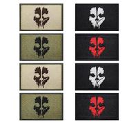 MIPIACE 8 Piezas 8 x 5cm Bandera Militar Punishers Skull Parches Militar Punishers Perro Punishers Parche Castigador Punish Esqueleto Para Ropa Táctica Mochila Gorra Uniforme Arnés Chaleco Sombreros
