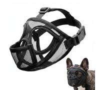MIPIACE Bozal para Perros de Hocico Corto Anti Mordedura Masticar Bozales de Hocico Corto Permite Darle de Beber Comer Bozal para Perro Bulldog Francés para Shih Tzu Chihuahua