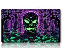 Mipikel Tapete de juego para MTG, tapete de juego con zonas, tamaño 24 x 14 pulgadas, TCG y tapete de juego de mesa para tarjetas, bolsas de almacenamiento gratis, alfombrilla de mouse (colorido 22,