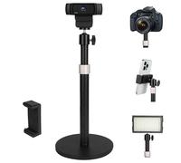 Mippko Soporte para cámara web para escritorio, rosca de 1/10.2 cm-20, compatible con Logitech Webcam C920 / C920S / C920x / C922 / C922x / C925e / C930 / C930e / C615 / C960, cámara réflex