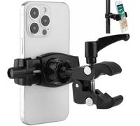 Mippko Soporte para telιfono para carrito de golf/soporte para micrσfono/carrito/barandilla/manillar/varilla para iPhone/Nexus/HTC/LG/telιfono in
