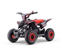 MiPrimerCoche ATV Mini Quad de Gasolina para Niños Adventure 50CC 2 Tiempos, Motor Monocilíndrico Refrigerado por Aire, Transmisión Automática, Frenos de Disco, 106x60.5x69 cm, Parcialmente Montado