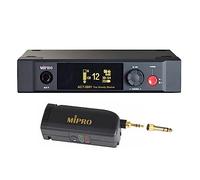 Mipro ACT-5801 - Receptor digital inalámbrico de 1 canal 5,8 GHz + transmisor de pin MT-58 para instrumentos