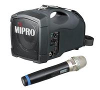 Mipro Altavoz de batería móvil MA-101B con micrófono inalámbrico ACT-32H