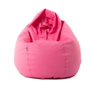MiPuf - Puff Pera XXL Fucsia | Puff Salon Polipiel Alta Resistencia | Puff Gigante | Puff con Relleno Incluido | Puff Infantil y Adulto | Puff Dormitorio | Puf Doble Costura y Doble Cremallera