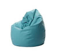 MiPuf - Puff Pera XXL Turquesa | Puff con Relleno Incluido EPS de Alta Recuperación | Fabricado en España con Tejido Polipiel Alta Resistencia | Puf Gran Comodidad Doble Costura y Doble Cremallera