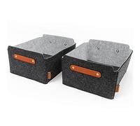 Miqio Set de 2 Cajas Darkgrey pequeño