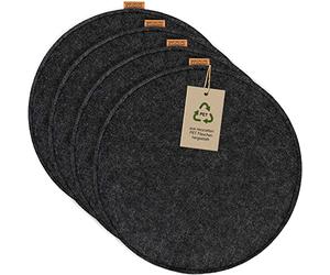 Miqio Set de 4 Cojines Darkgrey Redondos