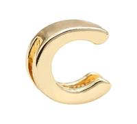 MIQNEEIDEIP Agujeros de latón chapado en oro de 14 quilates de 1,4 mm, alfabeto de la A a la Z, 26 letras, colgantes para hacer joyas