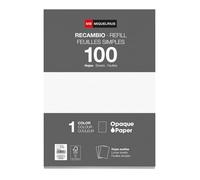 Miquelrius - Recambio Hojas Sueltas, 100 Hojas Sueltas de Puntos Dots, Tamaño A4, Papel 90 g/m², Sin Taladros