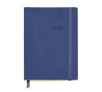 Miquelrius - Agenda 16 Meses 2025 2026, Planificación de Septiembre'25 a Diciembre'26, Tamaño 140 x 190 mm, Semana Vista, Cubierta Cosida de Símil Piel, Español-Inglés-Portugués