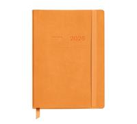 Miquelrius - Agenda 16 Meses 2025 2026, Planificación de Septiembre'25 a Diciembre'26, Tamaño 140 x 190 mm, Semana Vista, Cubierta Cosida de Símil Piel, Español-Inglés-Portugués