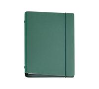 Miquelrius - Agenda 2027 Recargable de 6 Anillas A5+, 16 Meses, Verde | Semana Vista, Poliuretano Rígido, 4 Separadores, Fundas para Tarjetas, Papel 80 g/m², Catalán, Inglés y Portugués