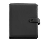 Miquelrius - Agenda anillas 16 meses (Septiembre 2023 a Diciembre 2024), Día Página, Tamaño Activa 117 x 182 mm (similar A6), Acabado Símil Piel, Negro, Español