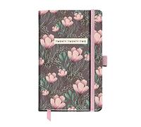 Miquelrius - Agenda anual 2022, Semana Vista Horizontal Catalán, Multicolor (Lilac Forest), Passport 90 x 140 mm, 1 Unidad