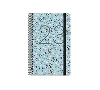 Miquelrius Agenda anual 2023, Día Página, Cubierta rígida, Encuadernación espiral, Español, Inglés y Portugués, Color Puntos, Tamaño Activa 117 x 182 mm