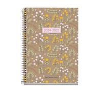 Miquelrius - Agenda Escolar 2024-2025, Septiembre 2024 a Junio 2025, Tamaño 117 x 174 mm, Día Página, Cubierta Reciclada, Español e Inglés, Agenda de Papel Reciclado, Diseño Eco Hojas