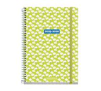 Miquelrius - Agenda Escolar 2025 2026, Planificador 10 Meses: Septiembre a Junio, Tamaño 154 x 215 mm, Día Página, Espiral Metálico, Cubierta Cartón Forrado, Cierre con Goma, Español-Inglés