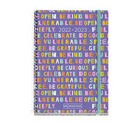 Miquelrius - Agenda septiembre 2022 junio 2023 - Semana Vista - Tamaño Activa 11,7 x 17,4 cm - Bilingüe: español, inglés - Teen - Palabras, MR26273