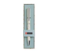 Miquelrius - Bolígrafo azul, Óptimo para material escolar, Boli punta 0.7 mm, Material oficina, Papelería bonita, Bolígrafo giratorio, Geométrico