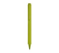Miquelrius - Bolígrafo bonito metálico mate con tinta azul, Boli de punta media 1 mm, Recargable y funcional para uso profesional, Compatible con recambio Metal Parker, Verde