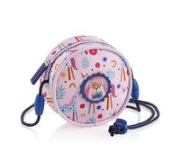 Miquelrius - Bolsito infantil, Fabricada con botellas recicladas, Cordón ajustable y seguro, Material extra suave con tacto de algodón, Bolso bandolera con medidas 110 x 110 x 40 mm, Unicornio rosa