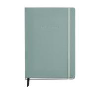 Miquelrius - Cuaderno de notas Bullet Journal A5, Cubierta rígida símil piel y elástico de cierre, Cuaderno punteado DOTS, 96 Hojas de 100 g/m², Bolsillo interior y cinta marcador, Color verde